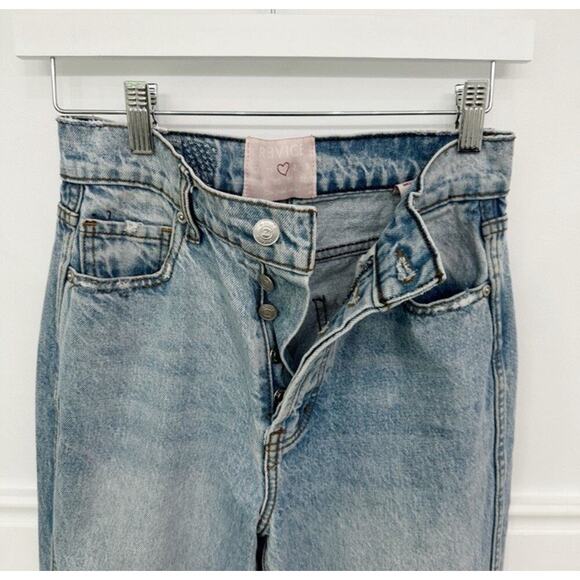 Women’s Revice Light Wash Distressed Straight Leg Jeans 26 - Picture 5 of 7